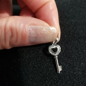 (SOLD) 14k diamond pendant